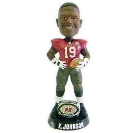 FOREVER COLLECTIBLES Tampa Bay Buccaneers Keyshawn Johnson Super Bowl 37 Ring Forever Collectibles Bobblehead 8132909395